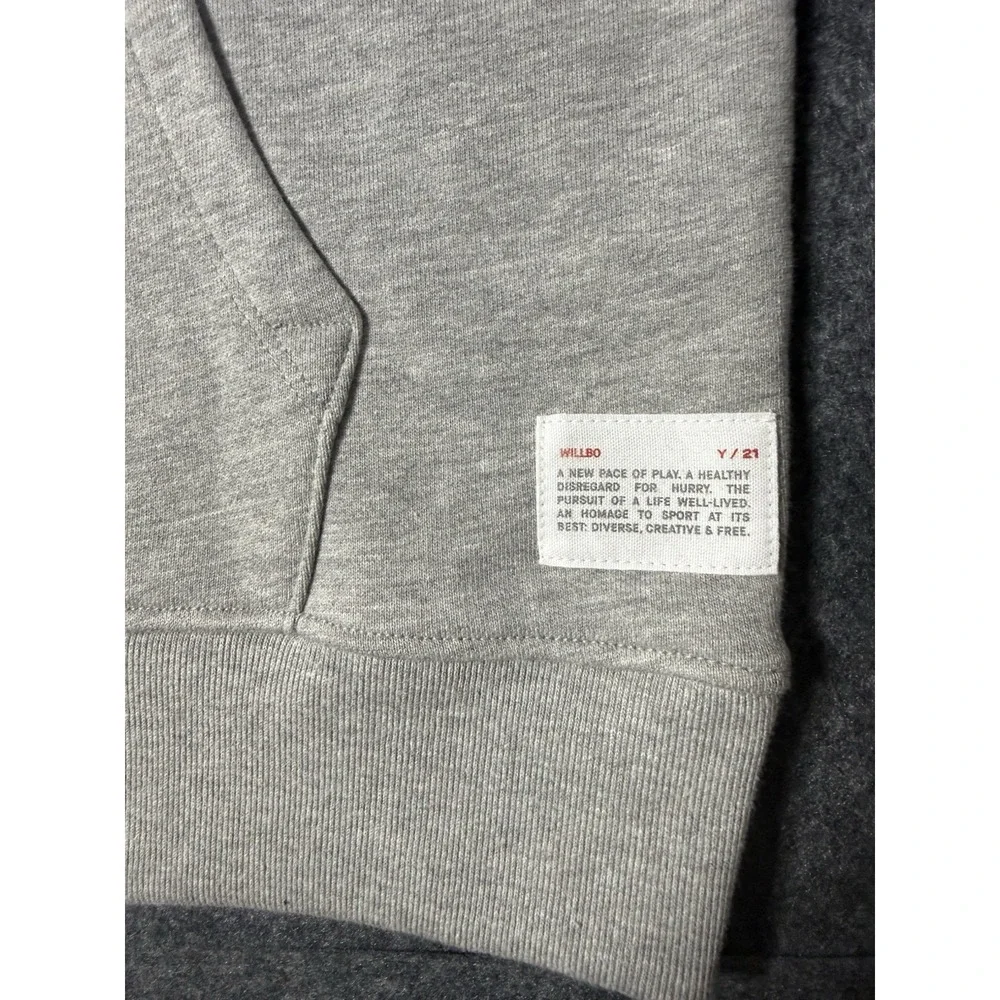 WillBO 5-Year Race Team Grey‎ French Terry Hoodie Medium
